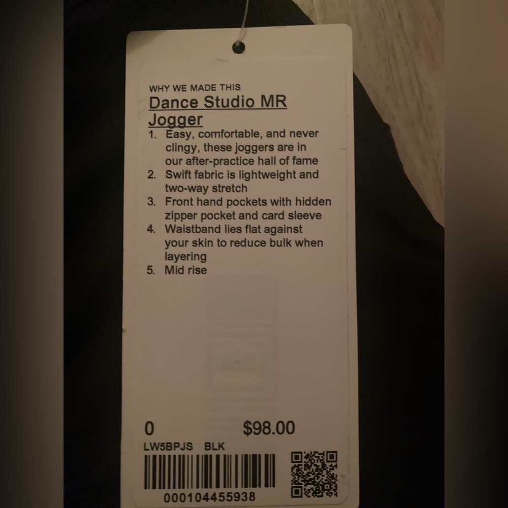 Lululemon Dance Studio MR Jogger